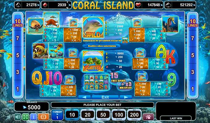 Coral Island Символи