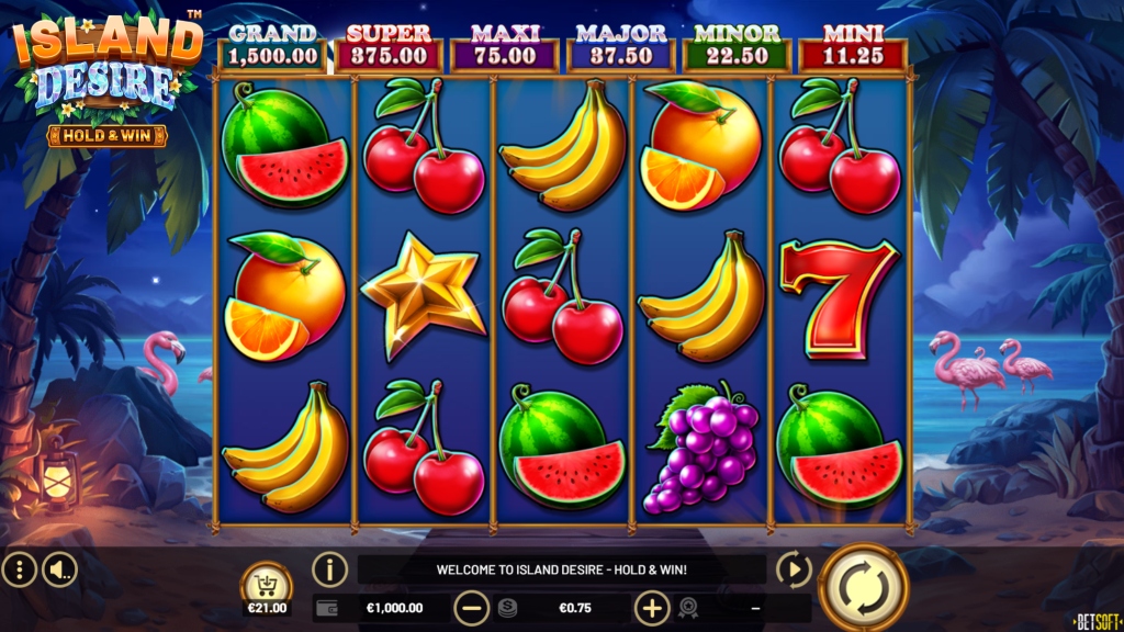 Island Desire: Hold and Win Slot